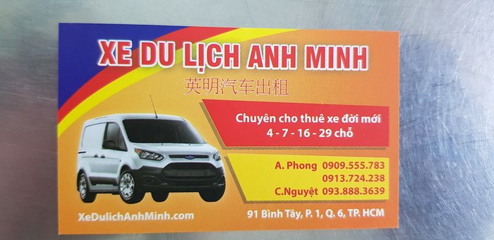 cho thuê xe saigon